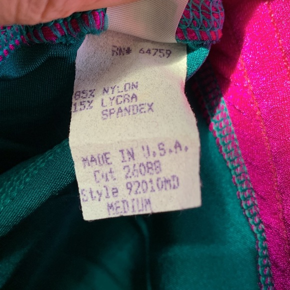 High Rise 80s Barbie Spandex Pants, Vintage - Picture 7 of 7